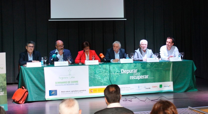 implicación sector agroganadero mejorará calidad aguas Limia, Ourense