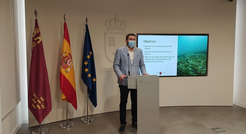 Región Murcia prohíbe uso fertilizantes nitrogenados zona 1 Mar Menor