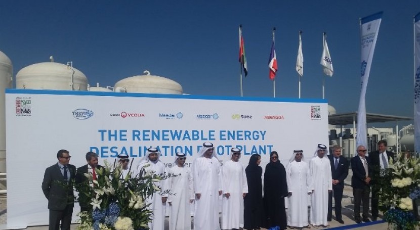 Veolia y MASDAR inauguran Abu Dabi planta desalación alta eficiencia energética
