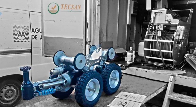 Aguas Alicante adquiere robot fresado TECSAN red saneamiento