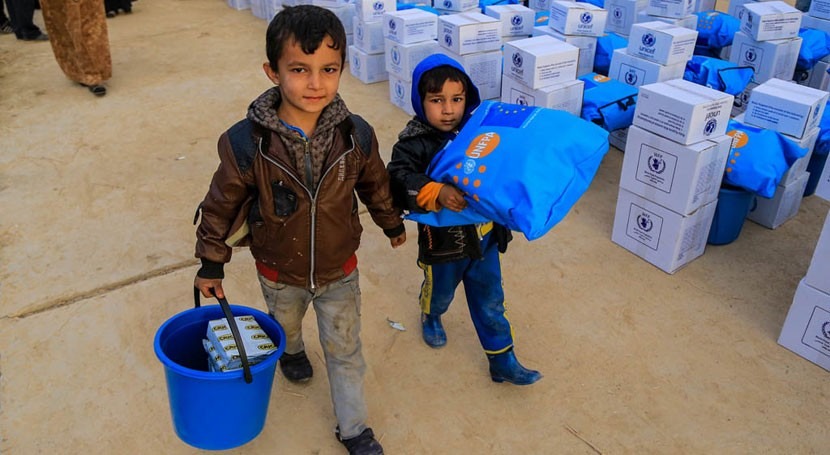 ayuda humanitaria Mosul disminuye pese falta agua debido al conflicto