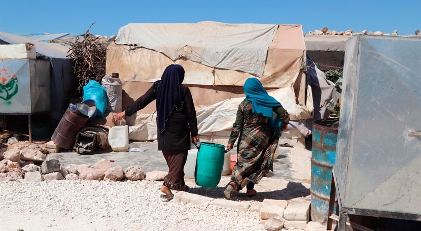 norte Siria vive "situación emergencia" falta agua potable
