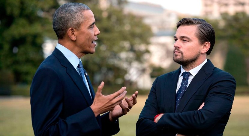 Leonardo DiCaprio y Barack Obama se reúnen hablar cambio climático