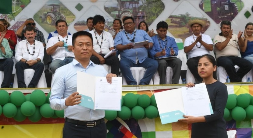 Gobierno Bolivia concreta construcción megaobra agua potable Trinidad