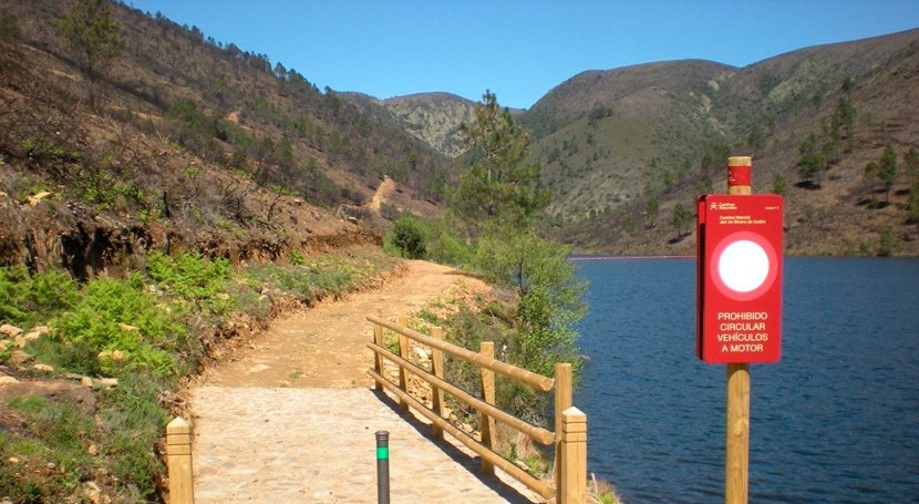 Se amplía rehabilitación Camino Natural río Rivera Acebo Cáceres