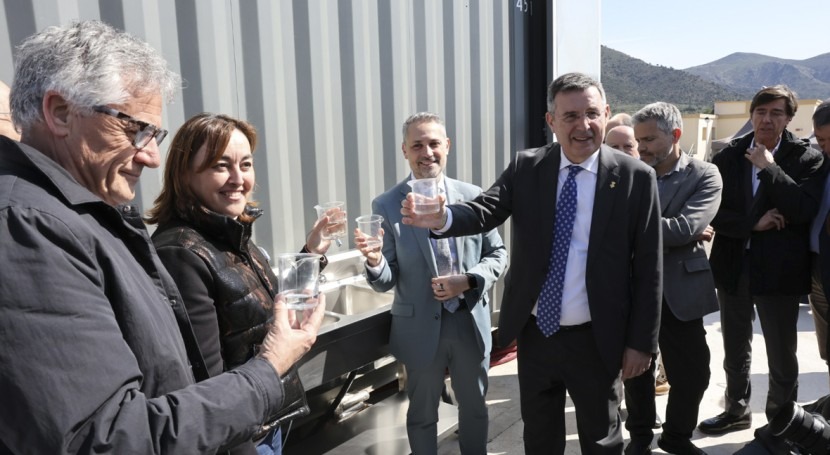 Cataluña presenta proyecto AIGUANEIX purificación agua Costa Brava norte
