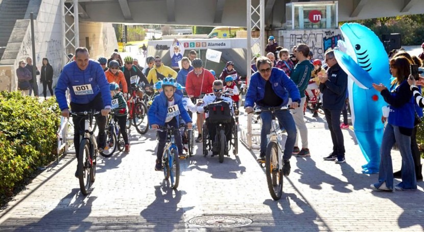 Éxito participación primer "Pedalea Planeta" coorganizado Global Omnium