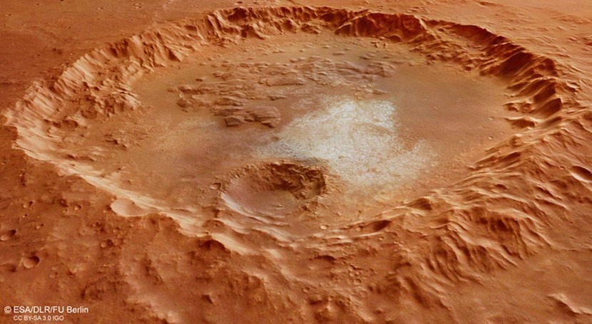 ¿Cómo fue pasado acuático Marte?