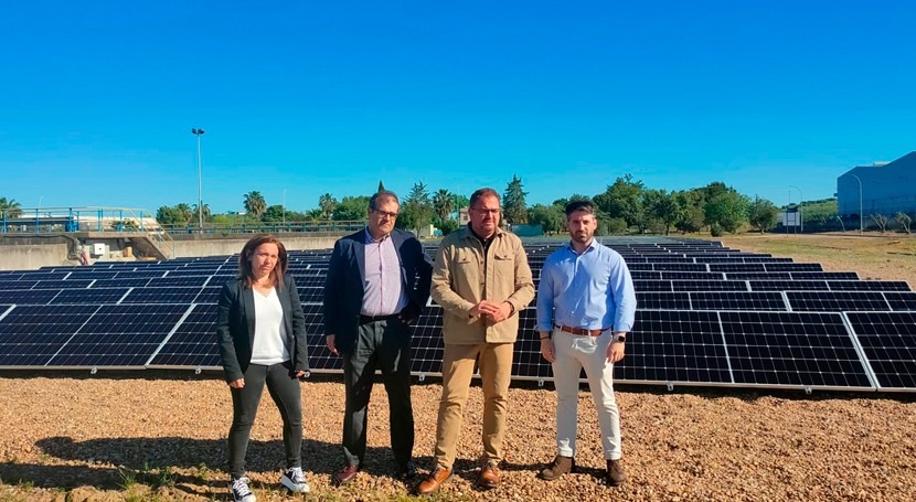 Cubierto 100% consumo energético diurno planta depuradora Mérida energía solar