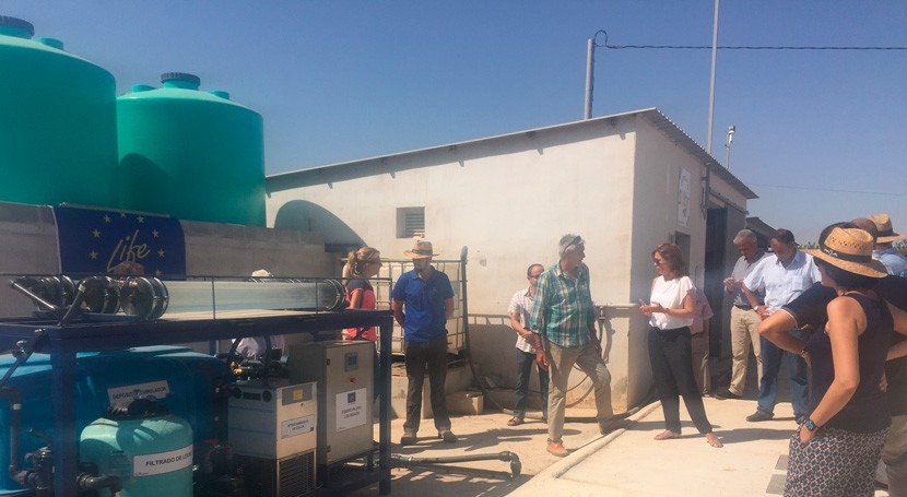 planta piloto descontaminará aguas mediante fotocatálisis solar Torre Pacheco