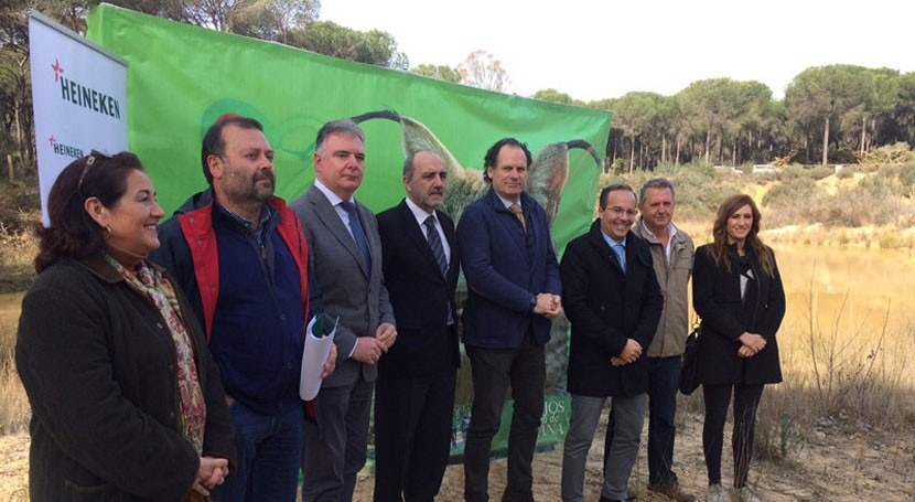 Heineken y Andalucía ponen marcha restauración zonas húmedas Doñana