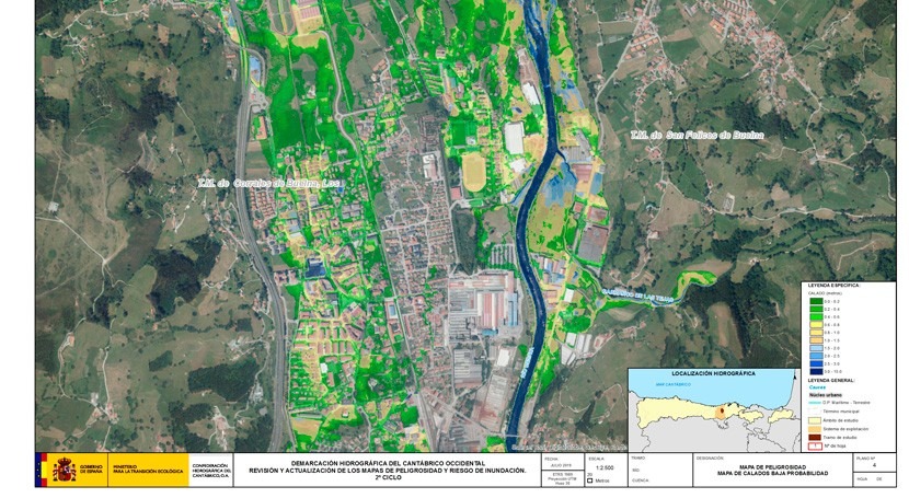 CHC somete consulta pública revisión y actualización mapas riesgo inundación