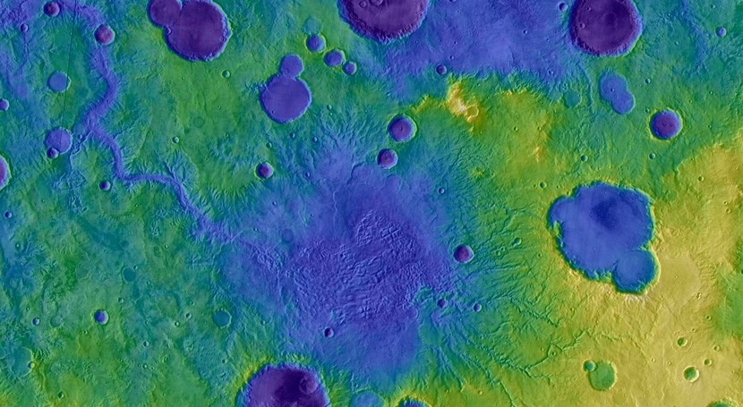 estudio, inundaciones masivas lagos cráter marcaron superficie Marte