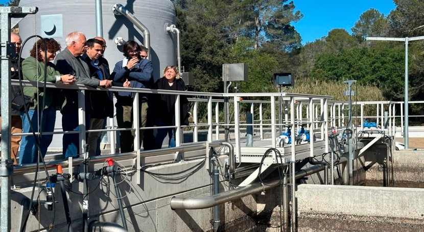 Agencia Catalana Agua pone funcionamiento depuradora Sant Llorenç d'Hortons
