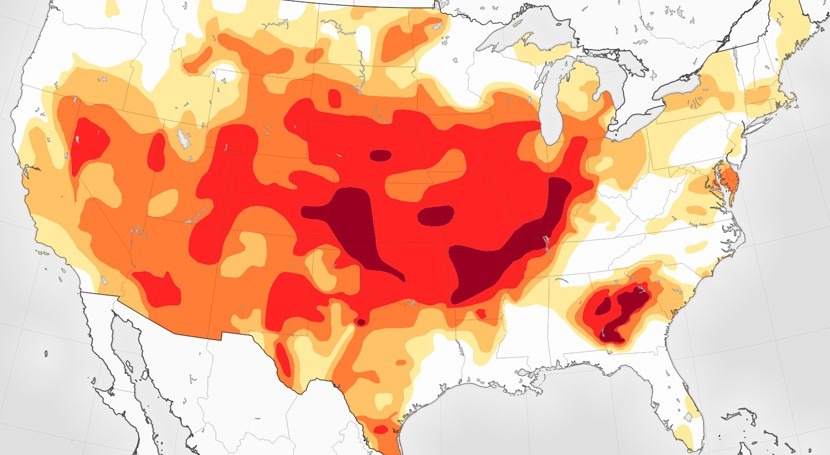 sequía desaparece mayor parte Estados Unidos