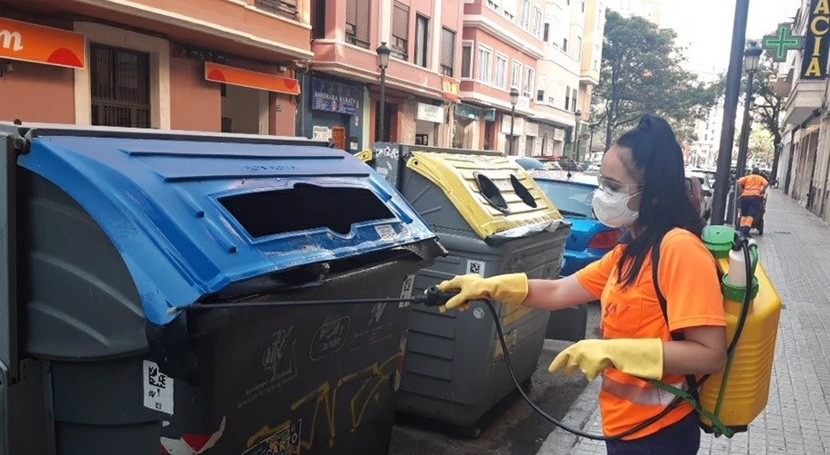Valencia desinfecta calles función análisis Sars-Cov-2 aguas residuales
