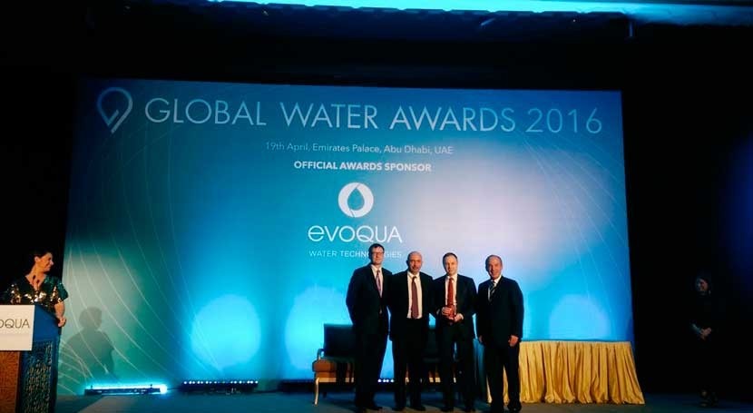 Veolia Water Technologies se alza Global Water Award Mejor Compañía Agua