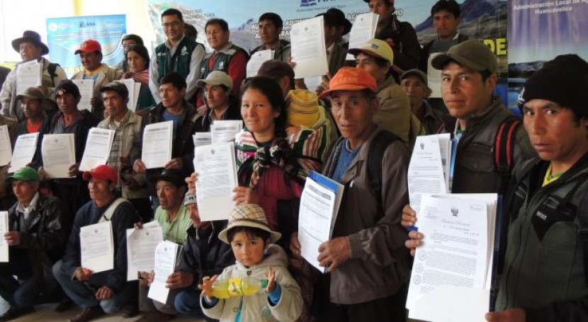Más 5 mil agricultores Ayacucho y Huancavelica se benefician licencias uso agua
