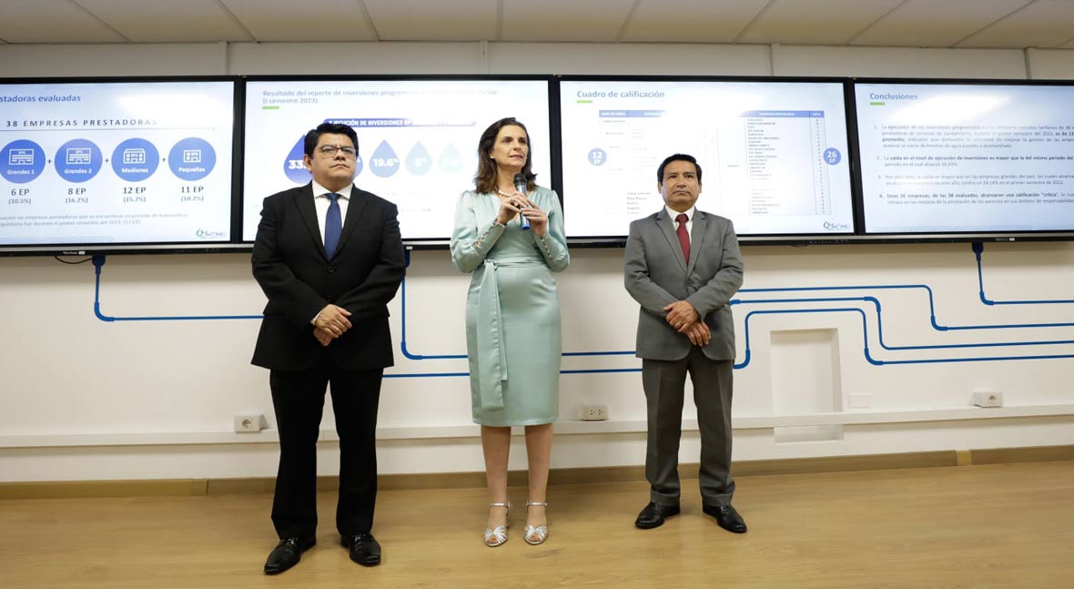 Las empresas peruanas de agua no aprovechan los fondos provenientes de las tarifas, según Sunass